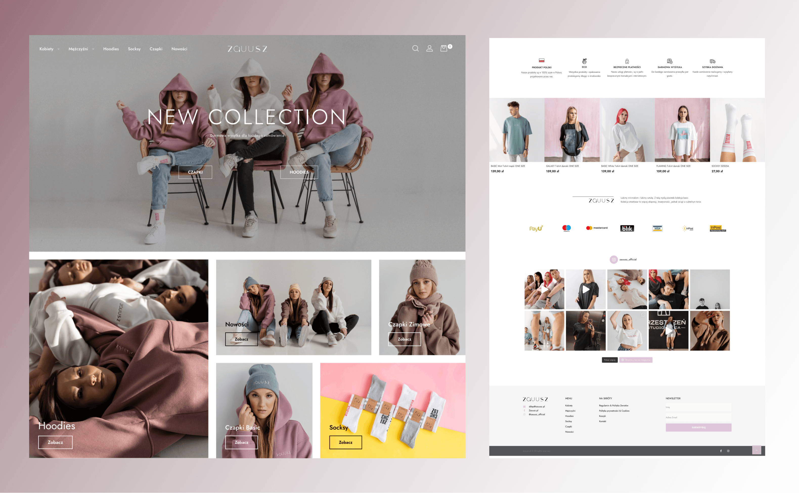 ecommerce clothing store project image