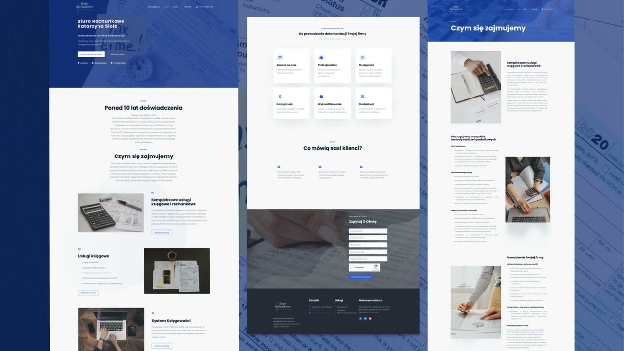accounting website project image
