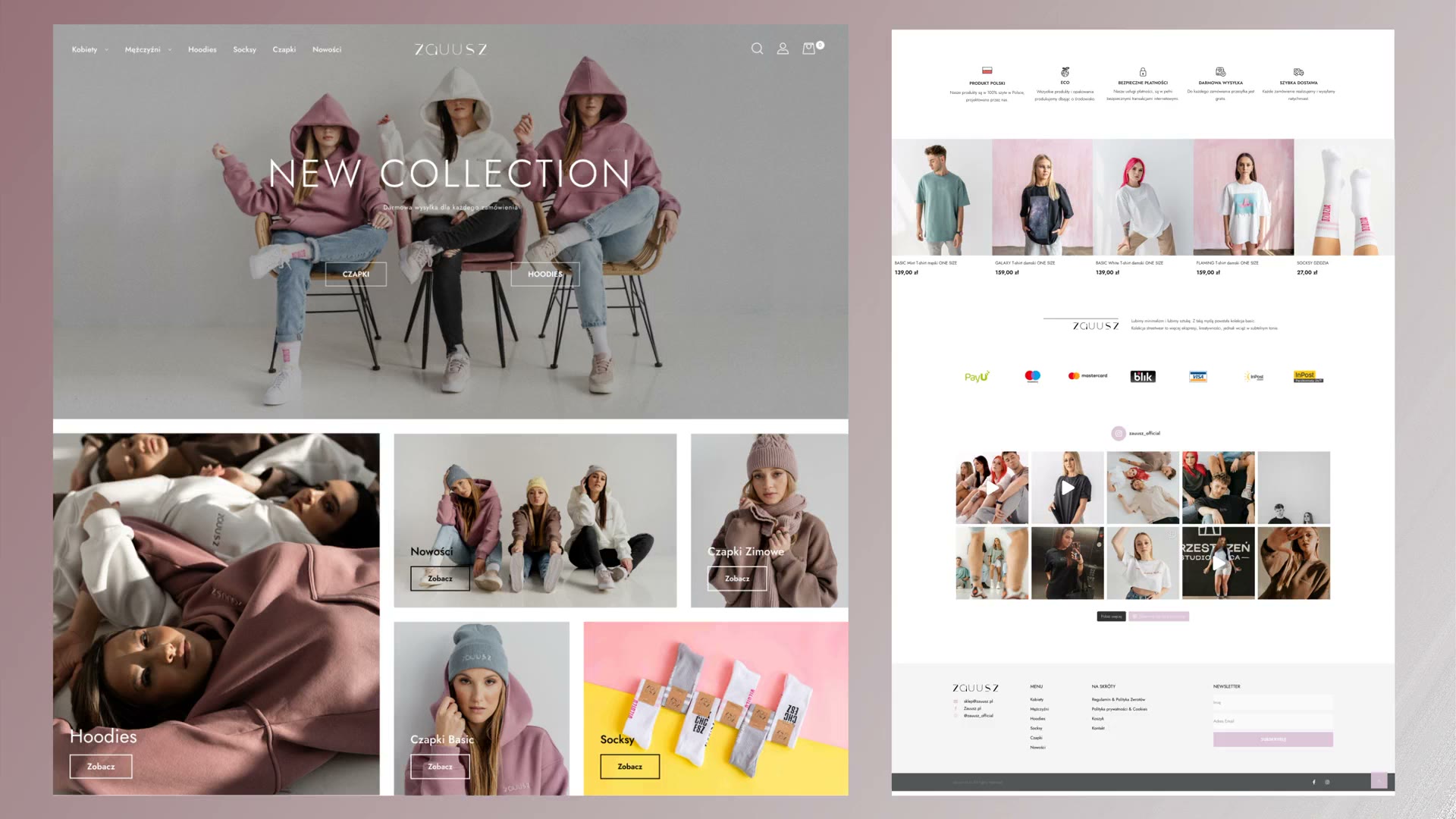 ecommerce clothing store project image